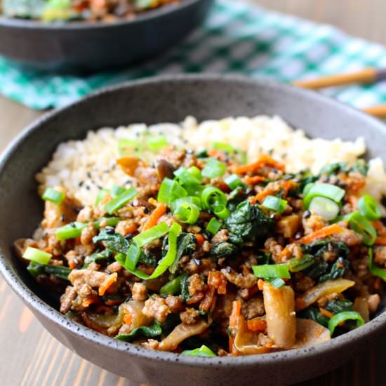 Easy Ground Pork Stir Fry