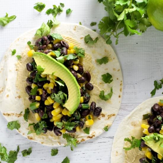 Cilantro-Lime Vegan Tacos