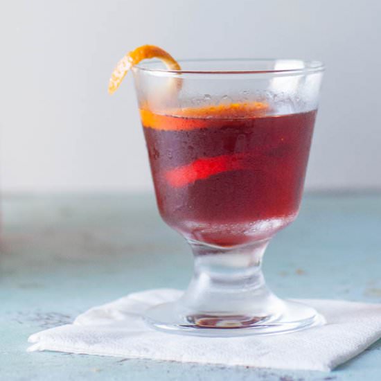 Smoked Barrel-Aged Negroni