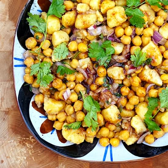 Chickpea-Potato Chaat