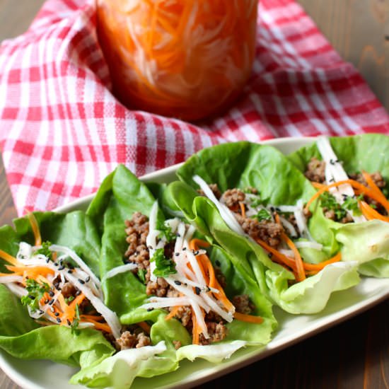 Miso Lettuce Wraps