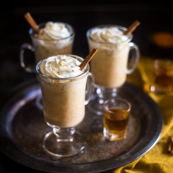 Maple Bourbon Pumpkin Steamed Milk
