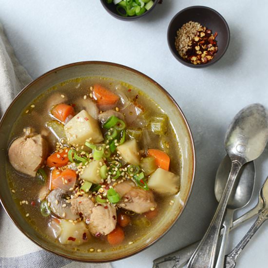 Stovetop Maple Chicken Hot Pot