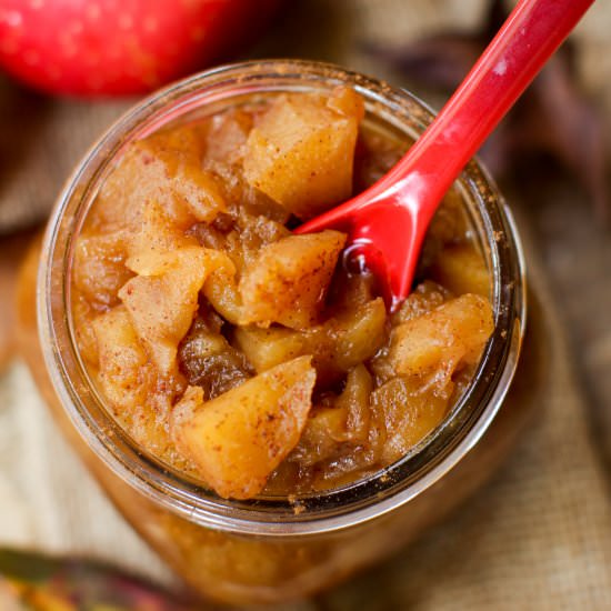 Homemade Extra Sweet Applesauce