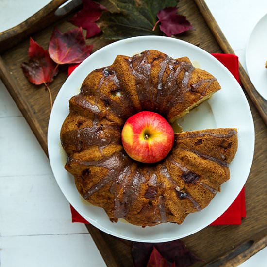 Apple Rum Dum Cake