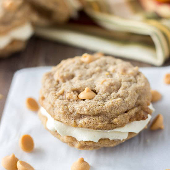 Butterscotch Cookie Sandwiches