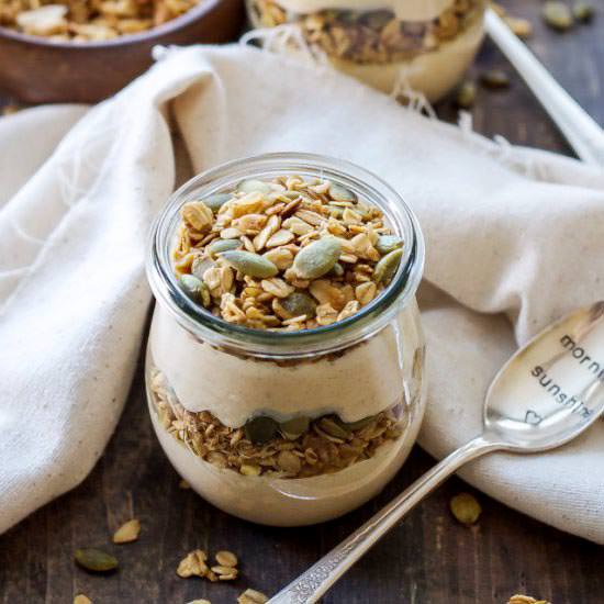 Pumpkin Pie Yogurt Parfaits