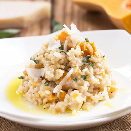 Butternut Squash Sage Risotto