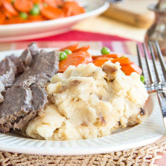 Parmesan Caramelized Onion Potatoes