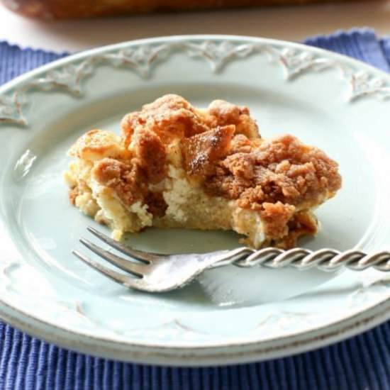 Cream Cheese Cinnamon Casserole