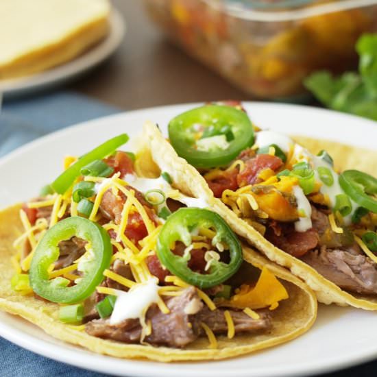 Spicy Pot Roast Tacos