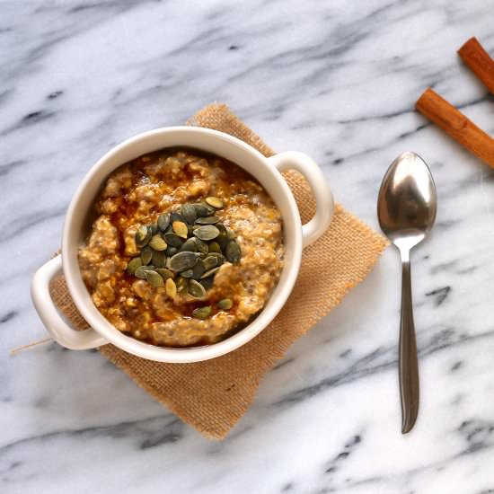 Pumpkin Pie Overnight Oats