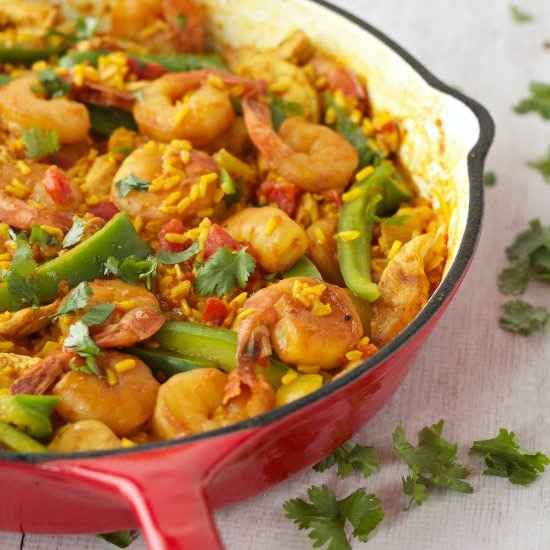 Chicken and Shrimp Paella
