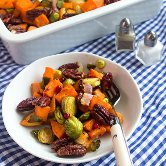 Sweet Potatoes & Brussels Sprouts
