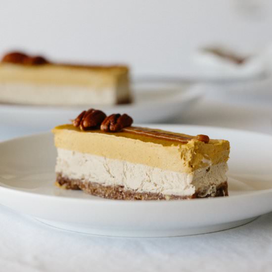 White Chocolate Pumpkin Cheesecake