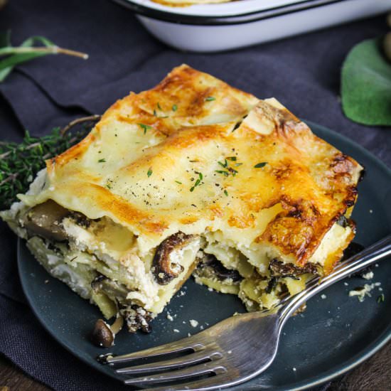 Wild Mushroom Lasagna
