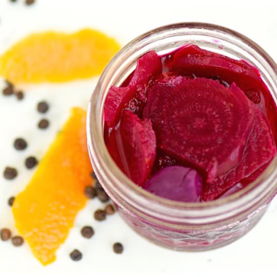 Sugar Free Orange Pickled Beets