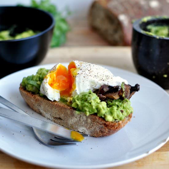 The Best Guacamole on Toast