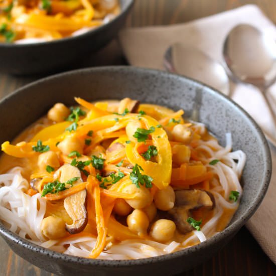 Thai Red Curry Coconut Soup