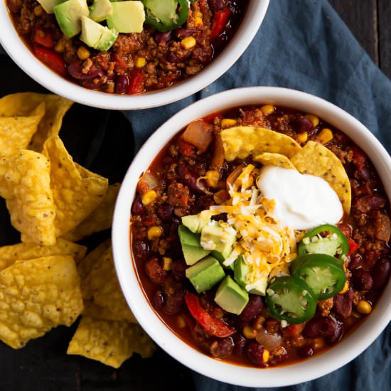 The Best Healthy Turkey Chili