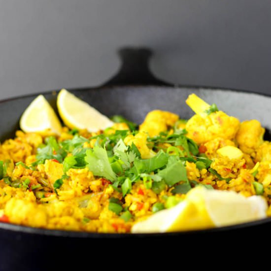 Tofu and Cauliflower Fried Rice