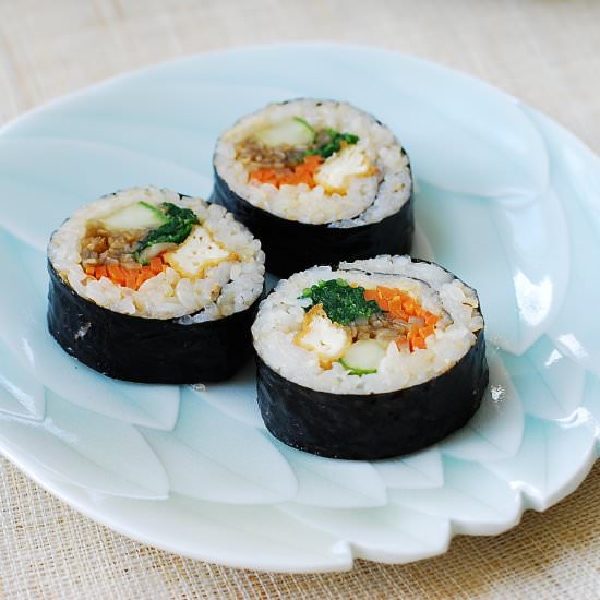 Tofu gimbap