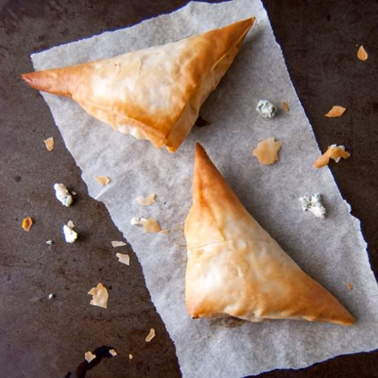 BBQ Chicken Blue Cheese Parcels