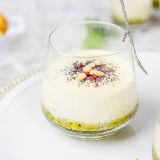 Shrimp pesto tiramisu