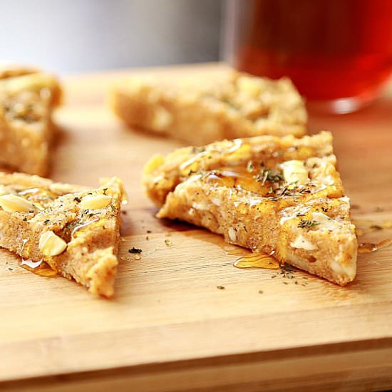 Cheesy Baked Polenta With Honey