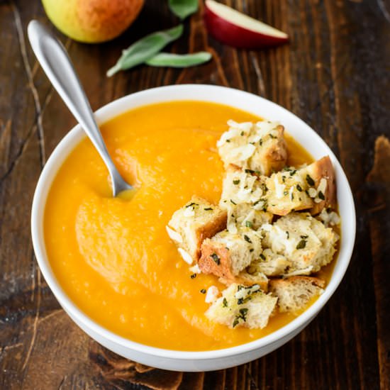 Butternut Squash Apple Soup