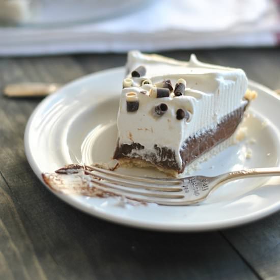 Homemade Chocolate Cream Pie