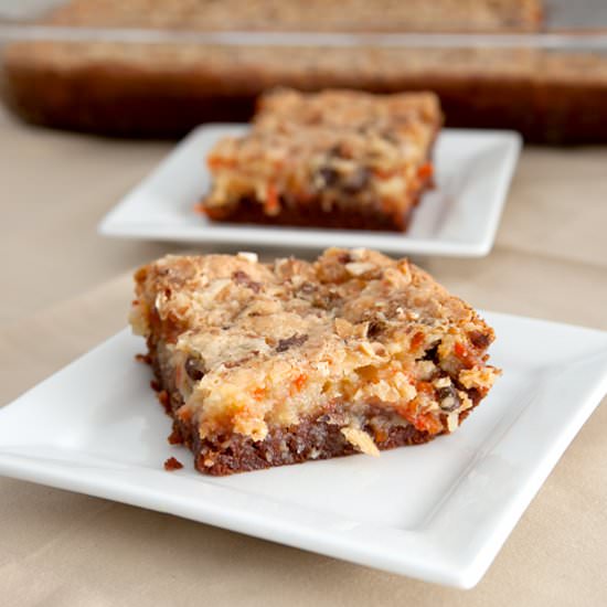 Carrot Cake Chess Squares