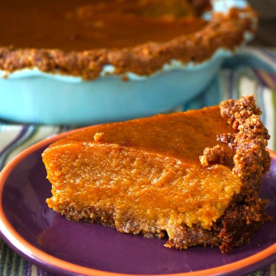 Chai Spiced Butternut Squash Pie