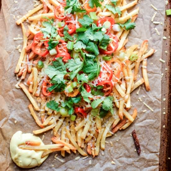 Crispy Baked Shoestring French Fries