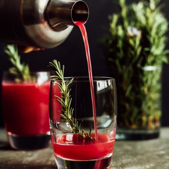 Pomegranate Apple Cider Spritzer