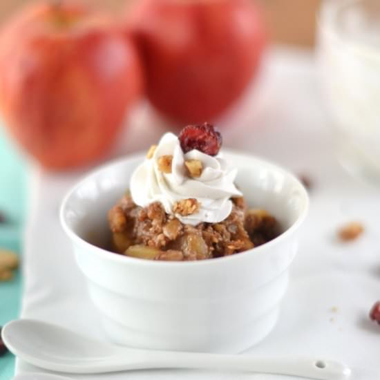 Apple Cranberry Crisp