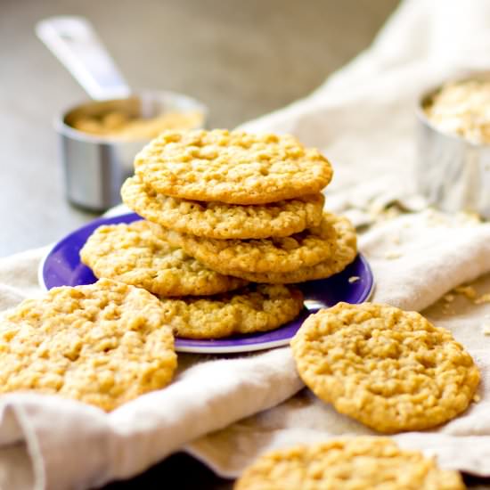 Lacey Oatmeal Cookies