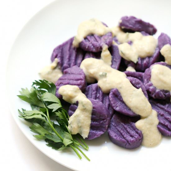 Purple Sweet Potato Gnocchi