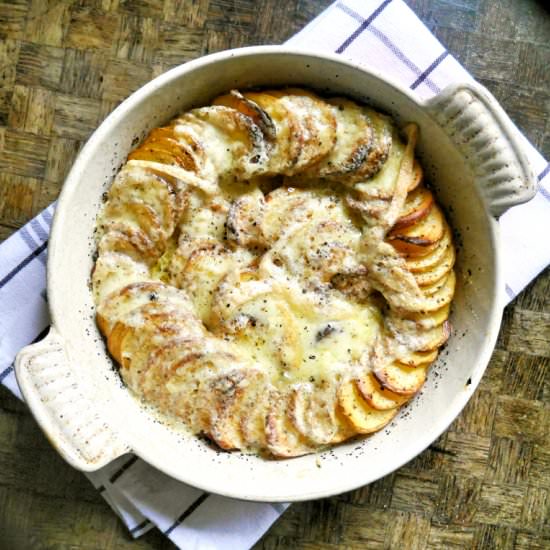 Baked Potatoes Raclette Style