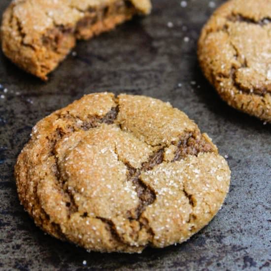 Cardamom Spiced Ginger Cookies