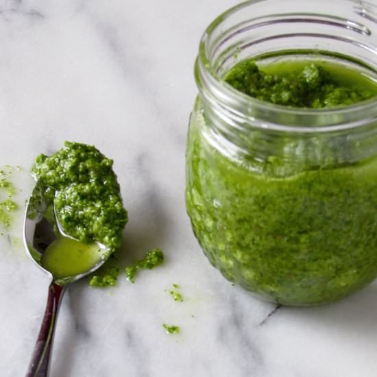 Easy Arugula Parsley Pesto