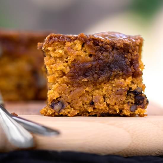 Vegan Pumpkin Cake wSpeculoos Swirl