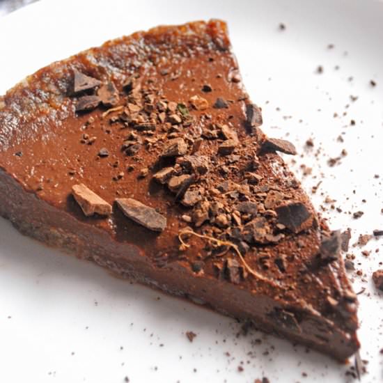 Vegan Chocolate Pudding Pie