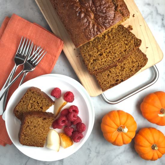 Whole Wheat Pumpkin Bread