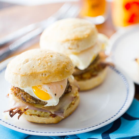 Goetta Breakfast Sandwich