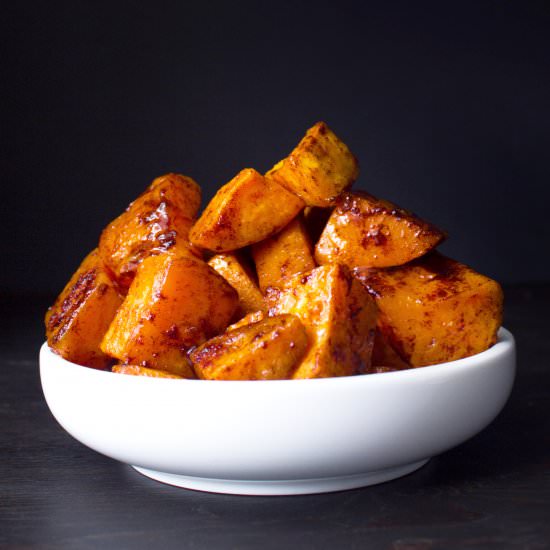 Maple Glazed Sweet Potatoes