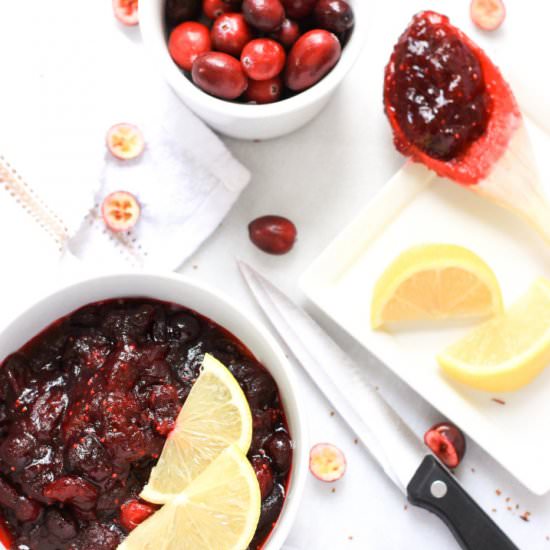 20-Minute Homemade Cranberry Sauce