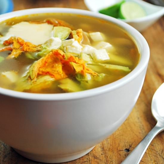 Squash Blossom Soup