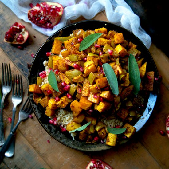 Moroccan Roasted Vegetable Salad