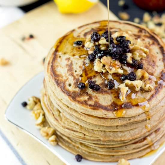 Authentic Vegan Banana Pancakes